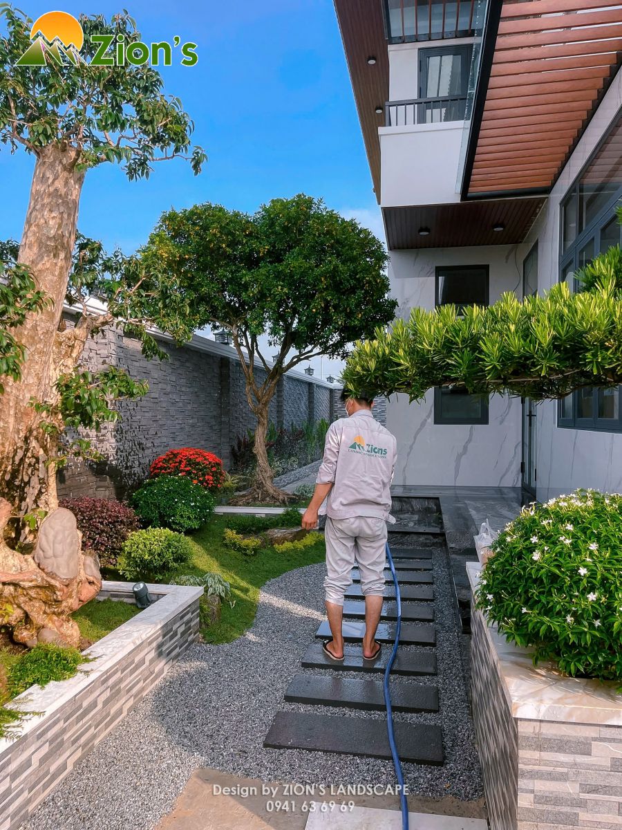 Thiết kế thi công sân vườn Tây Ninh - Zion's